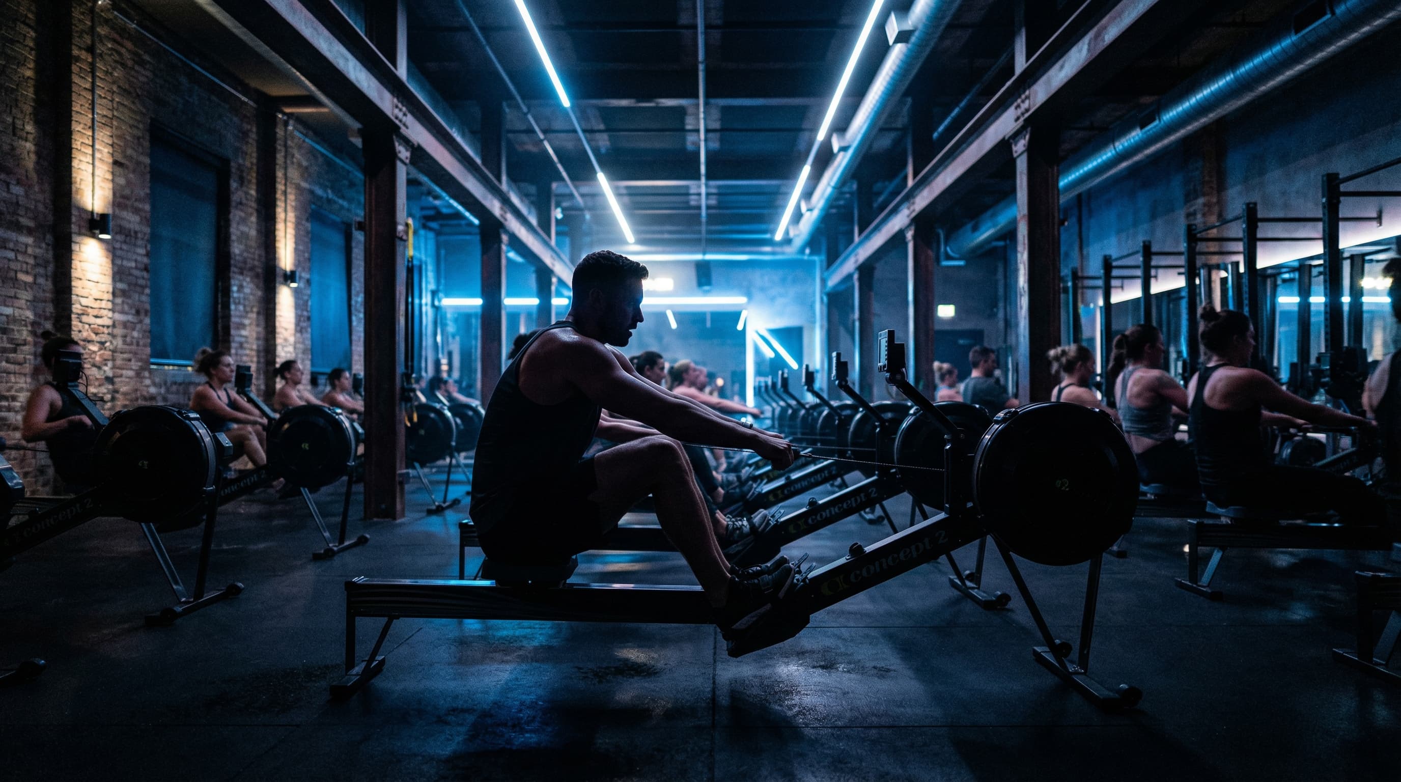 Intense group class